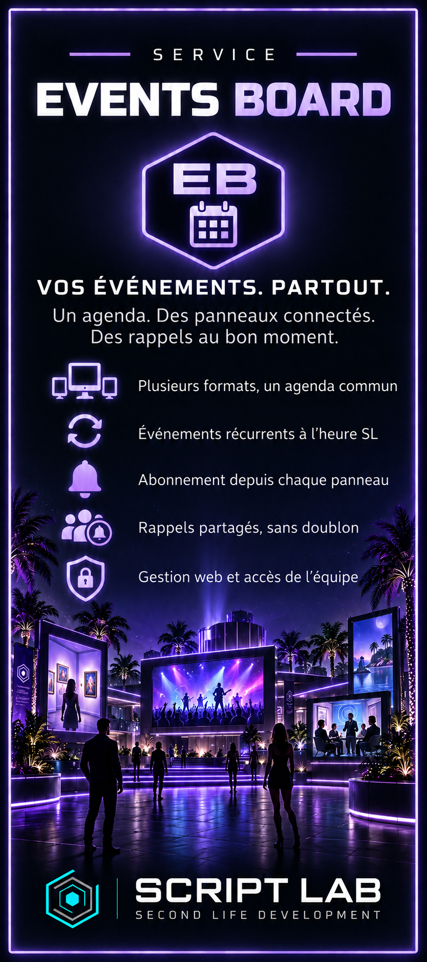 Brochure Events Board — Script Lab